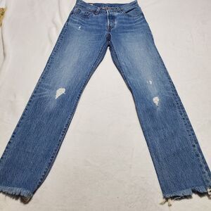 Levi's Blue Straight Leg Women's Jeans